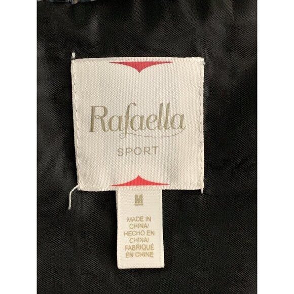 Rafaella Sport Herringbone Puffer Vest With Stand Collar & Zip Closure Medium - Picture 7 of 8